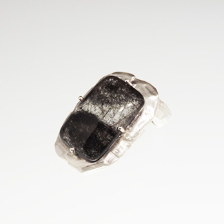 roccia 02 / ring, aluminium